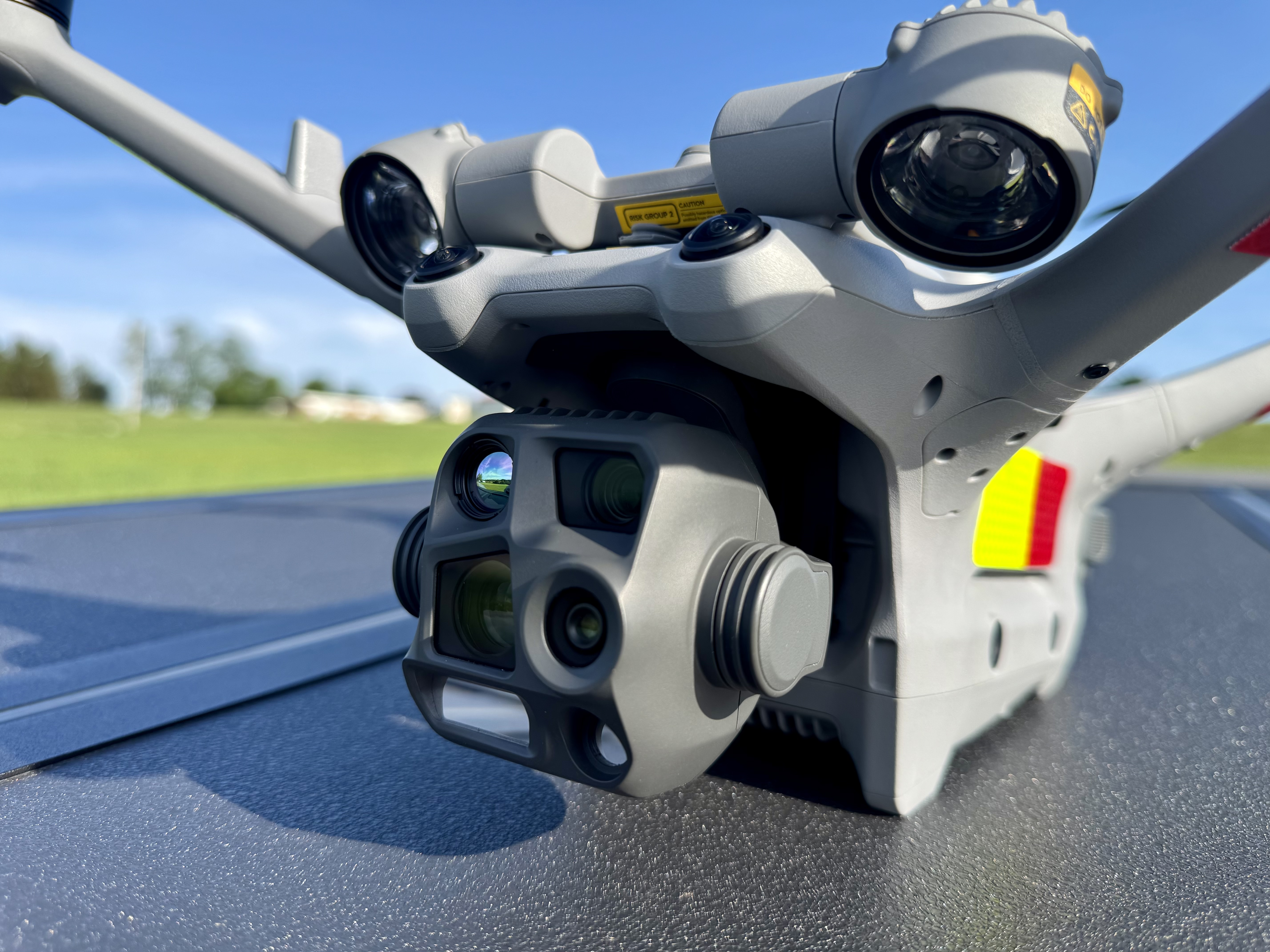 DJI Matrice 4TD thermal and visual camera close-up
